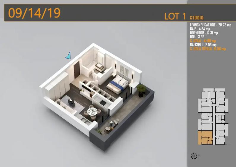 APARTAMENT 2 CAMERE THEODOR PALLADY 15 MIN METROU NICOLAE TECLU - 9