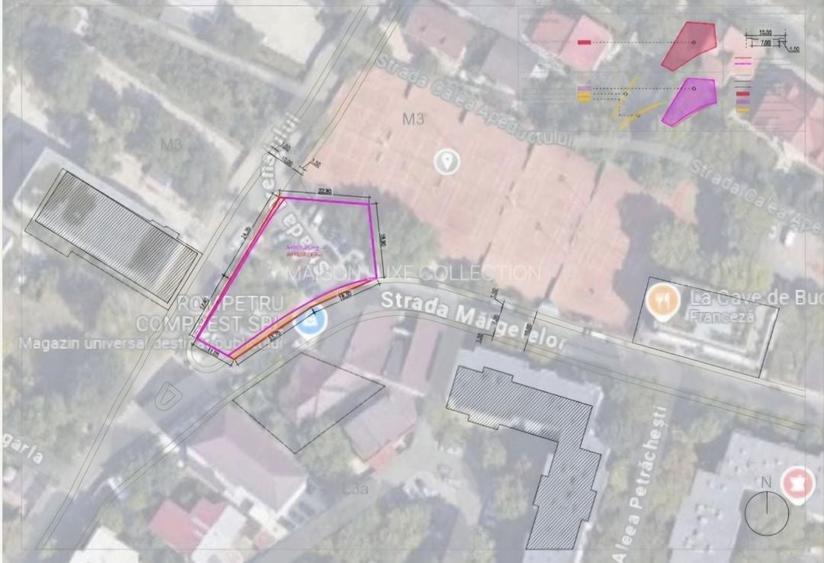 Teren intravilan 1.040 mp pe colt Dubla deschidere 30m, Str. Margelelor, Sector 6 | Ideal Dezvoltare P+2E+M - 2