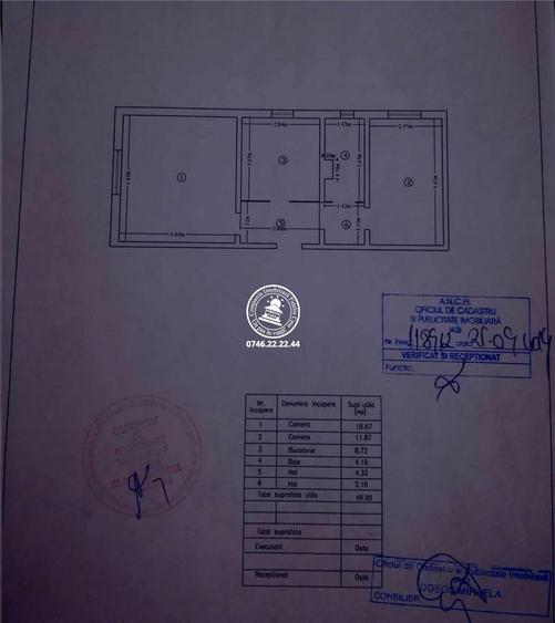 Apartament cu 2 camere decomandat în Nicolina