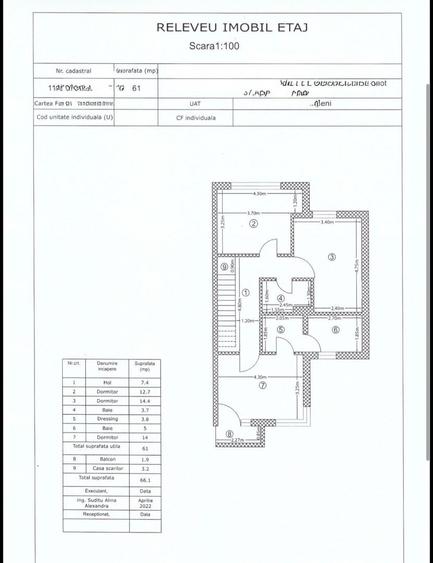 Duplex cu 4 camere cu Canalizare în Central