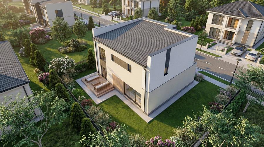 Casă individuală cu 5 camere cu Teren 400 Mp în Prelungirea Ghencea