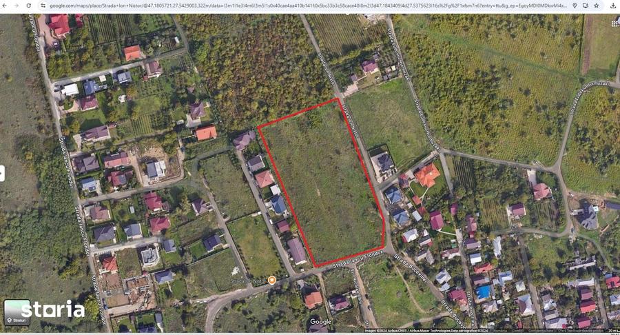 Teren de 13300 mp, în Podu Roș
