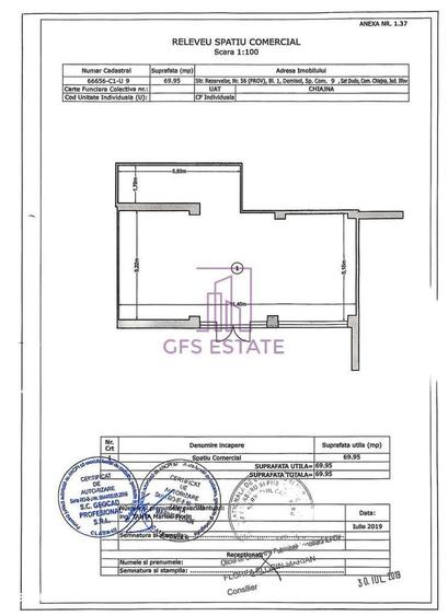 Spațiu comercial, de 70 mp, în Dudu