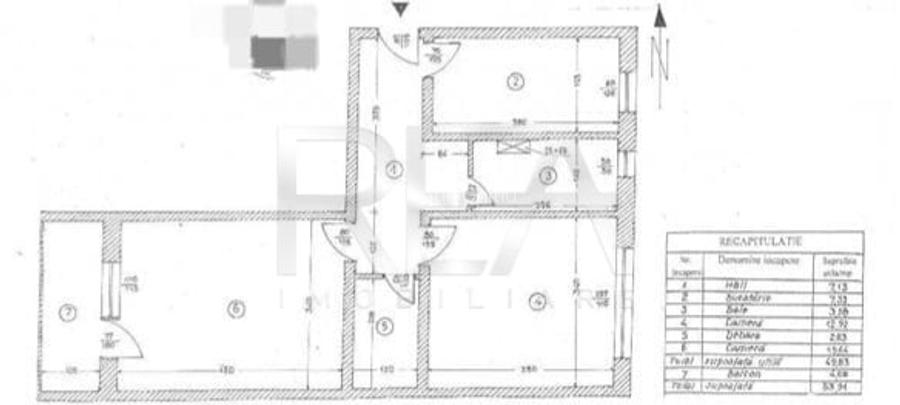 2 camere Aviației decomandat, centrală, inst. schimb., et. 4, metrou