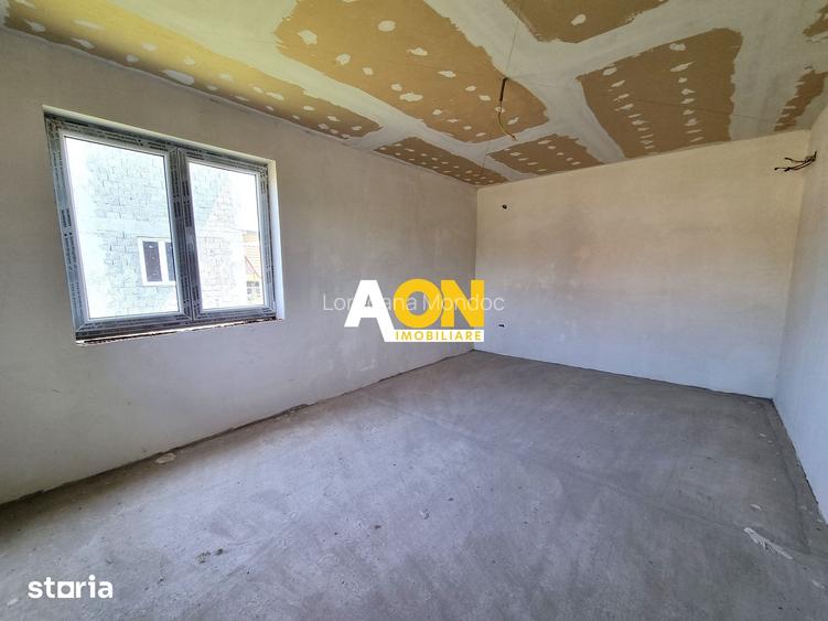 De vanzare casa semifinisata 3 camere, 608mp teren, Recea