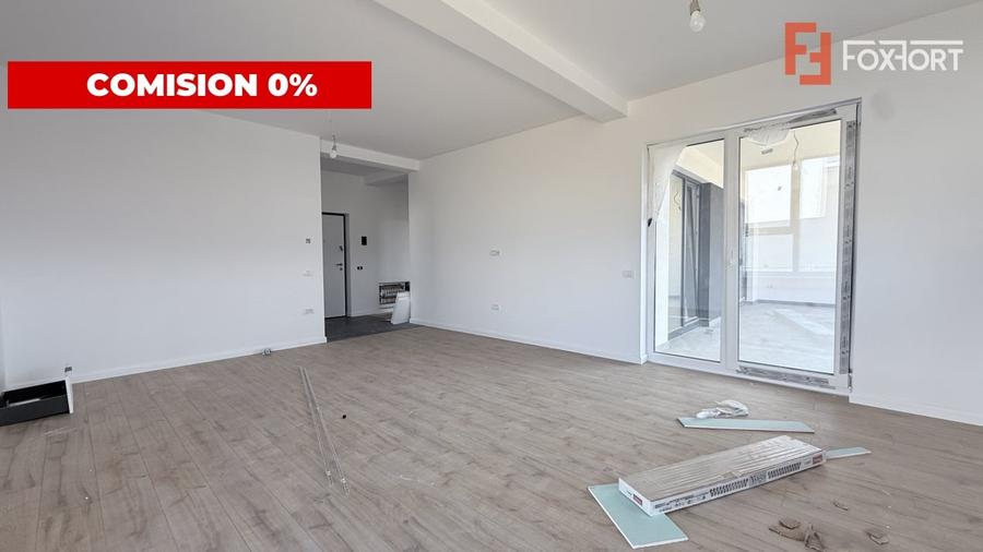 Comision 0% Apartament de vanzare, 3 camere + terasa de 15,62 mp Mosnita - 1