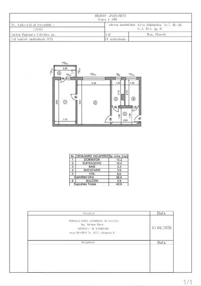 Apartament cu 2 camere nedecomandat în Vest