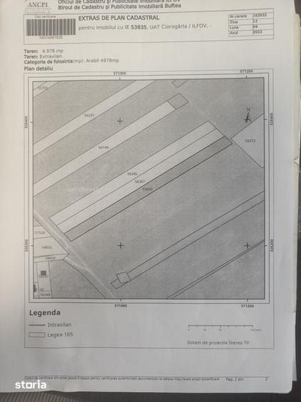 Teren de 4978 mp, în Ciorogârla
