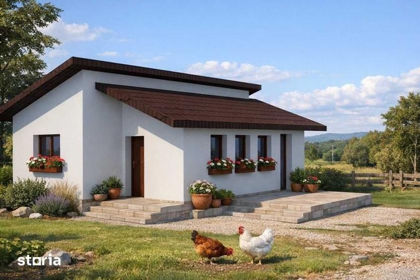 Casă cu 3 camere cu Teren 70 Mp în Gării