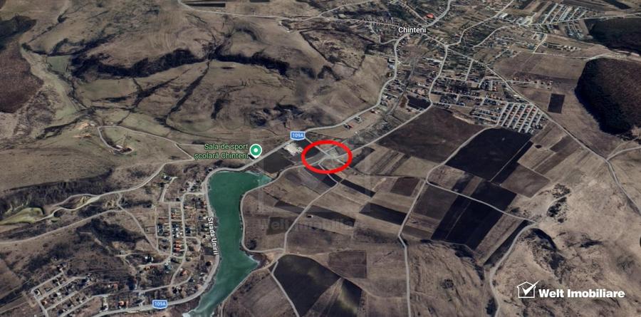 Teren Construcții intravilan de 876 mp, în Chinteni