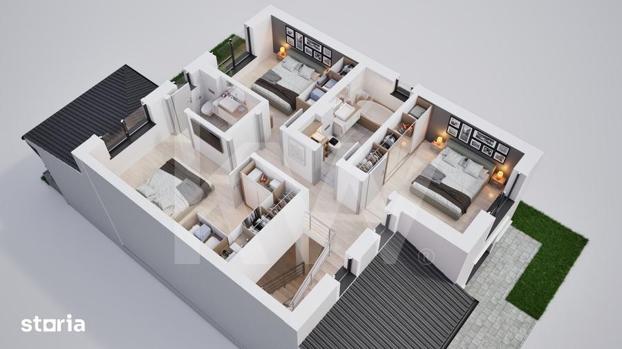 Casa duplex 5 camere in cartier nou ?ura Mica - 7