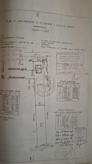 Teren de 1186 mp, în Leamna de Jos