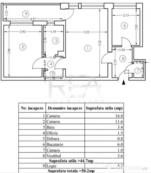 2 camere, 5/9, 50 mp, anvelopat-Gorjului - Bucuresti (Bucuresti-Ilfov) - 2