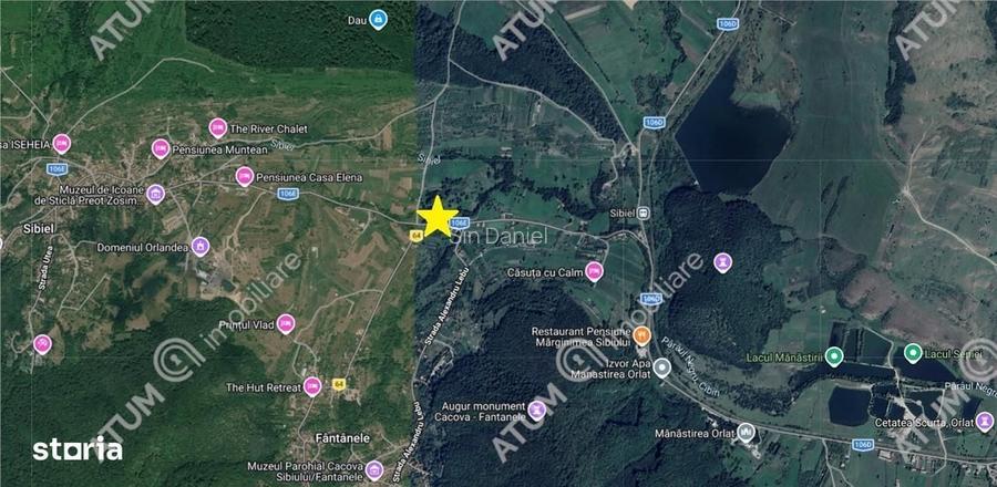 Teren 2420 mp in Fantanele langa Sibiu - oportunitate investitie