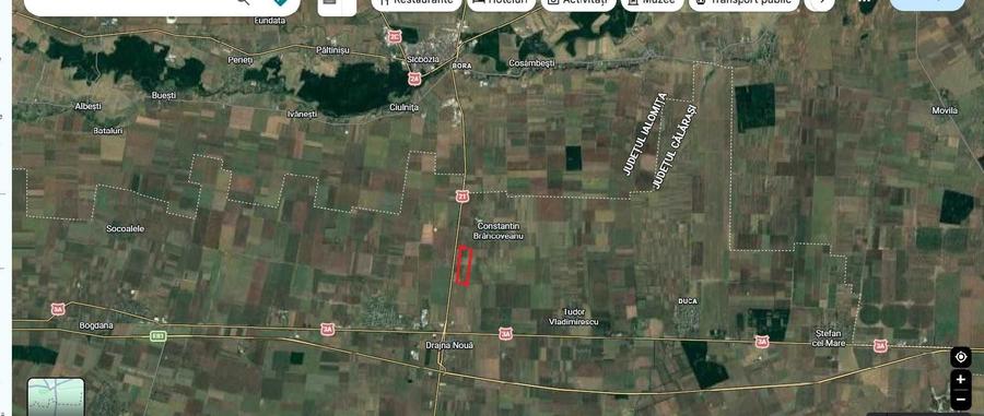Teren de 70000 mp, în Constantin Brâncoveanu