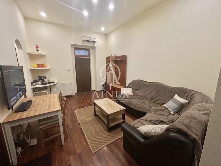 Apartament cu 2 camere, mobilat în Central
