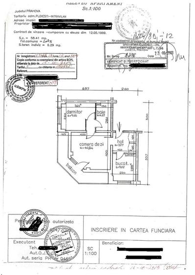 Apartament cu 2 camere semidecomandat în Republicii