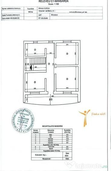 Casă cu 5 camere cu Teren 983 Mp în Miroslava