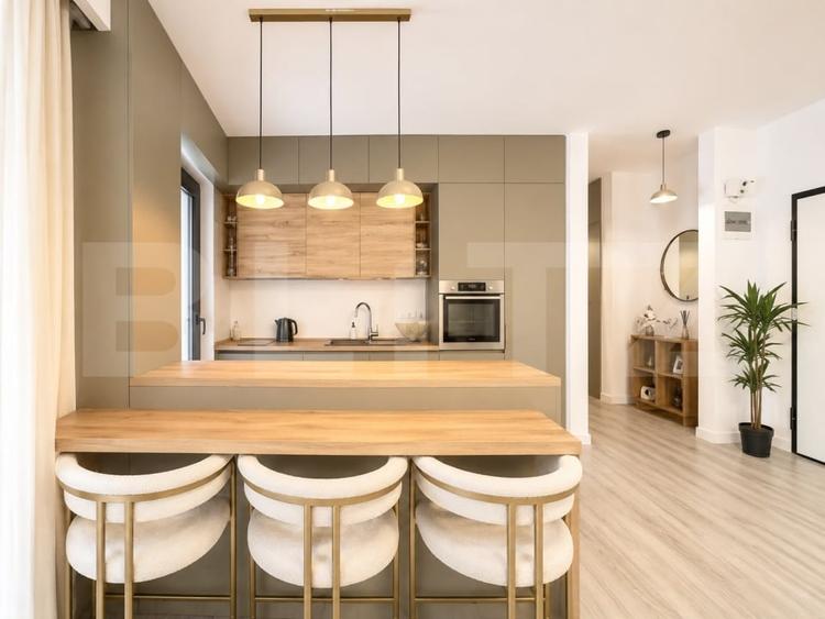 Apartament cu 2 camere semidecomandat, mobilat în Giroc