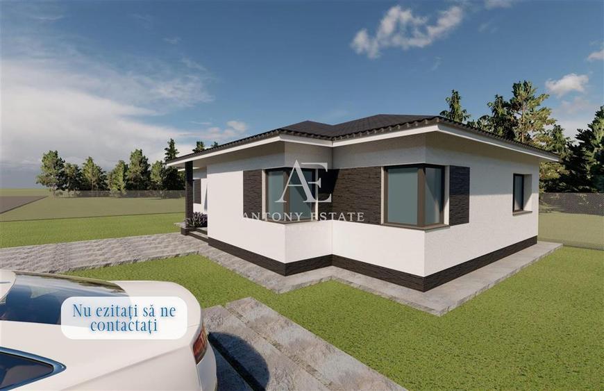 Casă individuală cu 3 camere cu Teren 500 Mp în Sântandrei