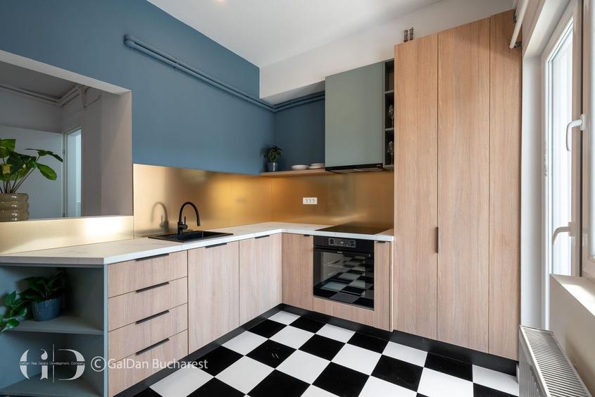 Apartament cu 3 camere, mobilat în Cișmigiu