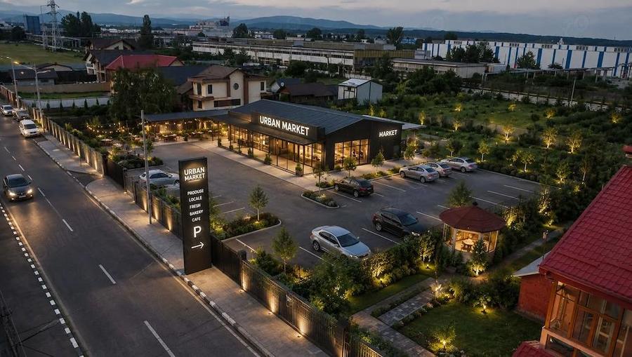 Spațiu comercial, de 4,650 mp, în Florești