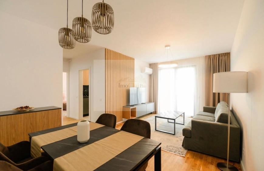 Apartament cu 2 camere semidecomandat, mobilat în Între Lacuri