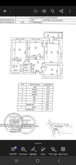 Apartament cu 3 camere decomandat în Roșu