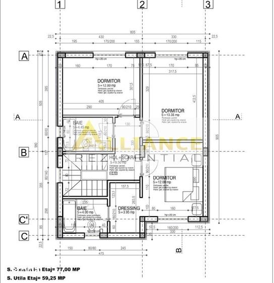 Casa Individuala - 5 camere 3 bai - Teren 300 MP - 2