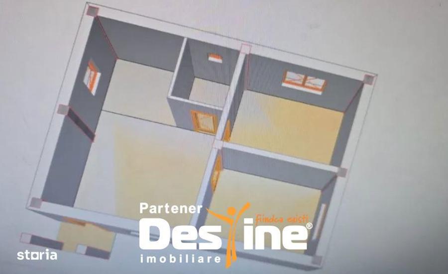 Casă cu 3 camere cu Teren 435 Mp în Central