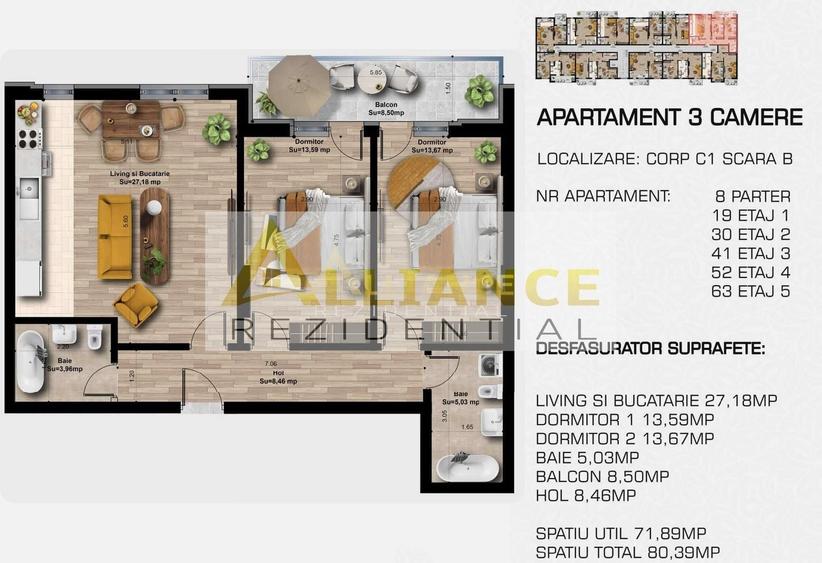 Ap 3 camere langa metrou Berceni - 6