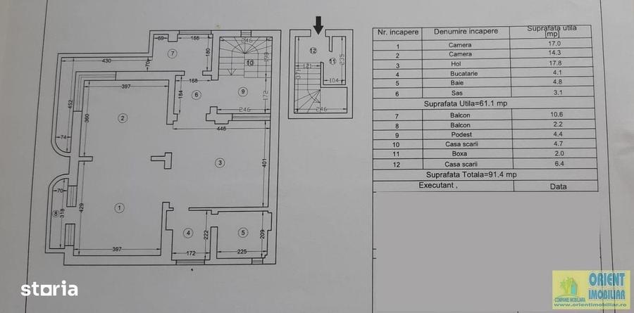 Centru, Ferdinand, etaj 1, de vanzare apartament 2 camere - 1