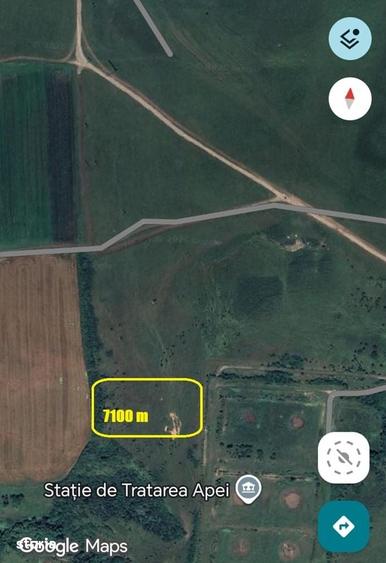Teren de 7100 mp, în Central