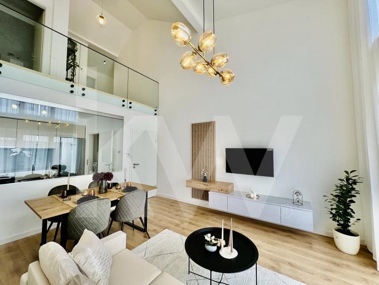 Penthouse 4 camere - mobilat si utilat, intabulat - 45