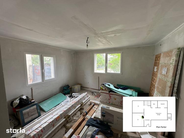 Casă cu 5 camere cu Teren 1000 Mp în Nojorid