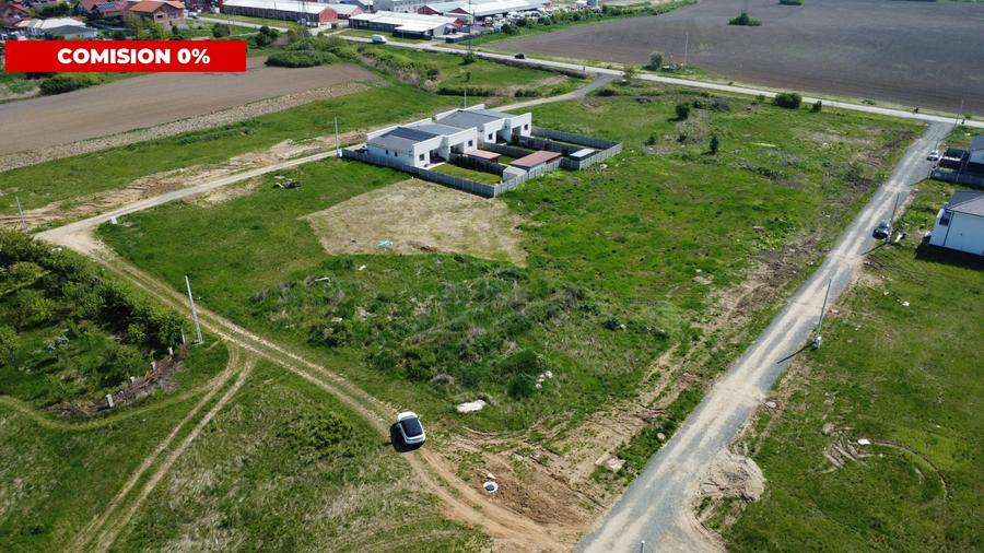 Teren Construcții intravilan de 1388 mp, în Moșnița Nouă