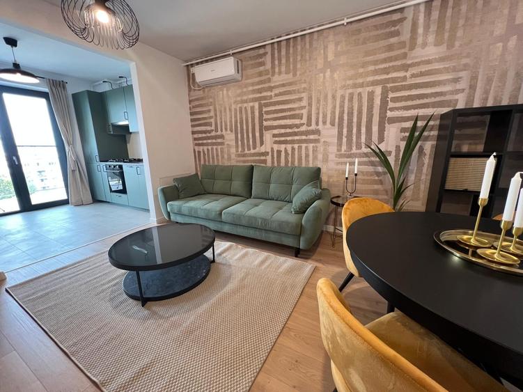 Apartament cu 2 camere decomandat, mobilat în Theodor Pallady