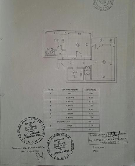Apartament cu 2 camere decomandat în Gorjului