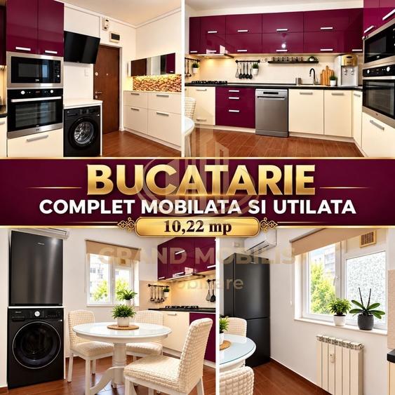 Apartament cu 3 camere decomandat, mobilat în Giurgiului