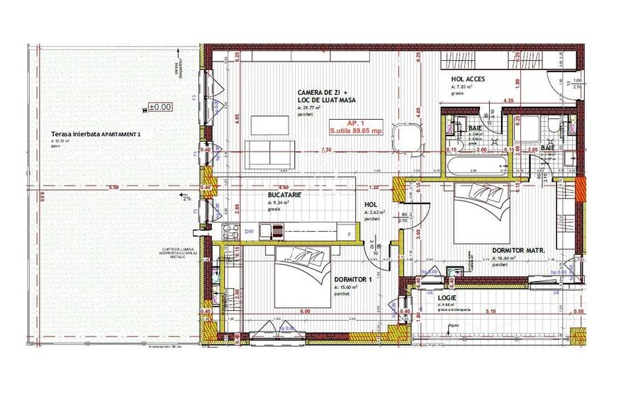 Apartament 2 camere, complex rezidential nou LIFT, parcare, garaj, Tin - 3