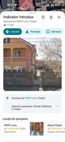Casă cu 4 camere în Podari