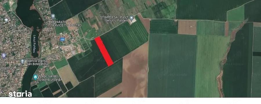 Teren de 10409 mp, în Fundeni