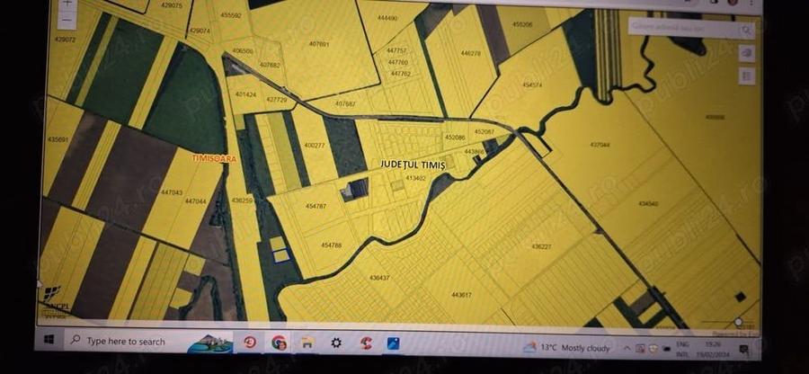 Teren de 3820 mp, în Torontalului