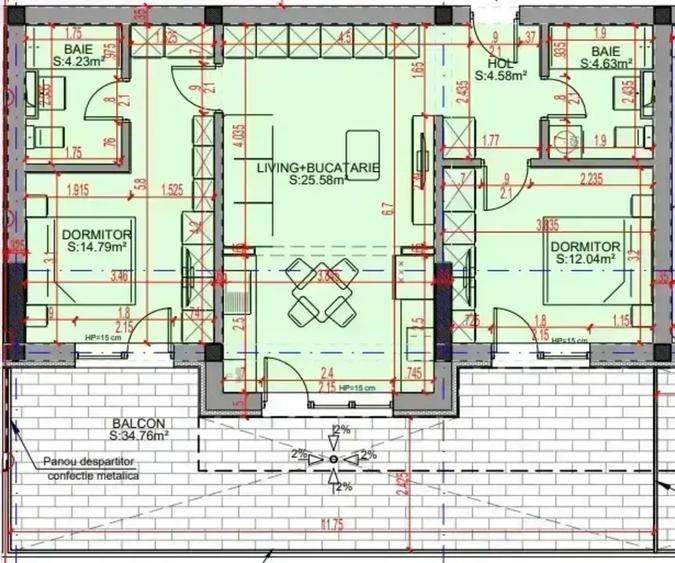Apartament cu 3 camere decomandat în Theodor Pallady