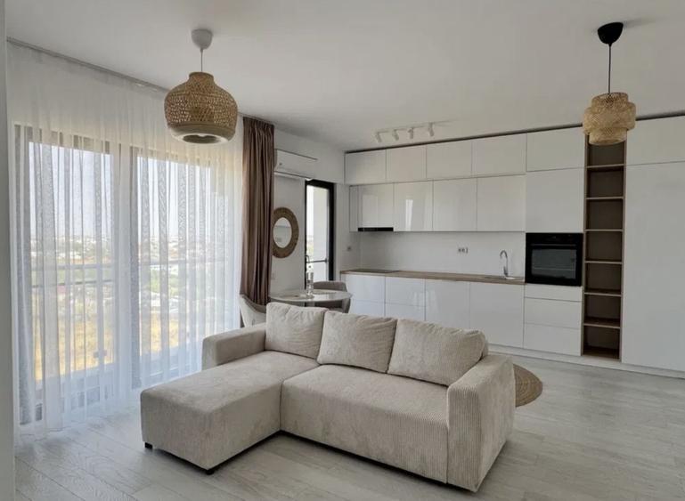 Apartament cu 2 camere semidecomandat, mobilat în Fundeni