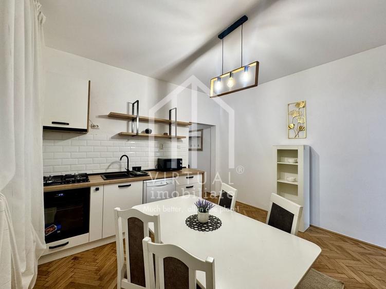 Apartament cu 2 camere semidecomandat în Central