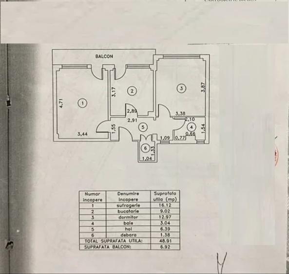 Calarasilor Viziru - Apartament 2 camere decomandat, suprafata 55mp. - 7
