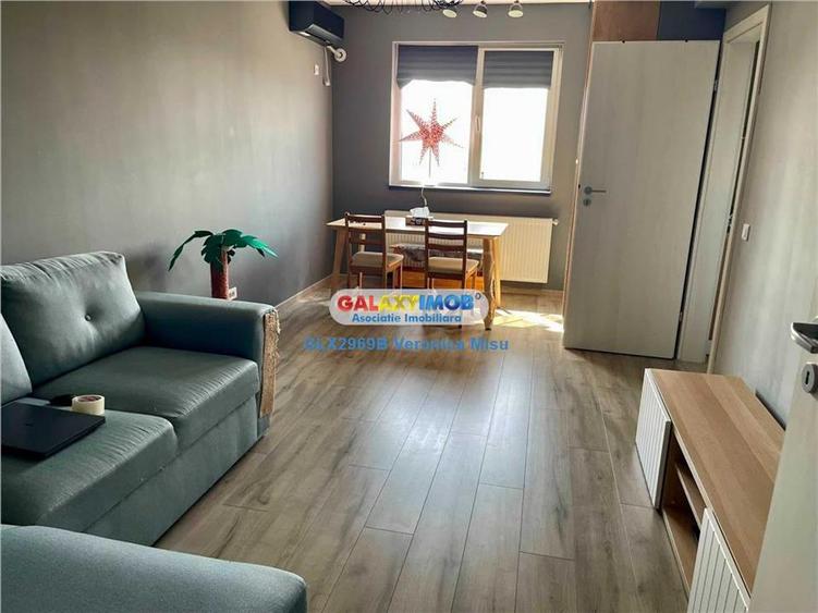 Apartament cu 2 camere semidecomandat, mobilat în Theodor Pallady