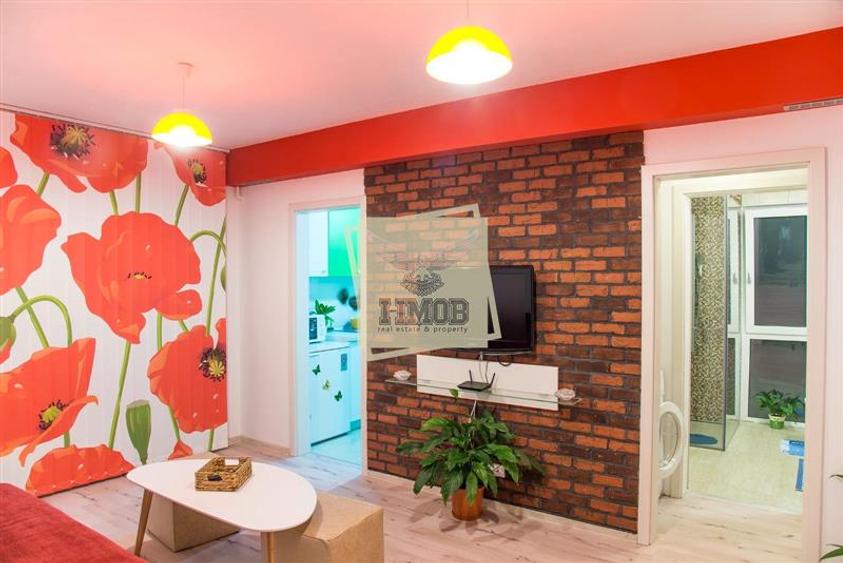 Apartament cu 2 camere semidecomandat, mobilat în Aeroport