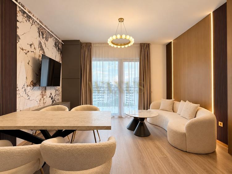 Apartament cu 2 camere semidecomandat, mobilat în Florești